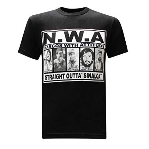 Narcos With Attitude Tee (A7) - Picture 1 of 5